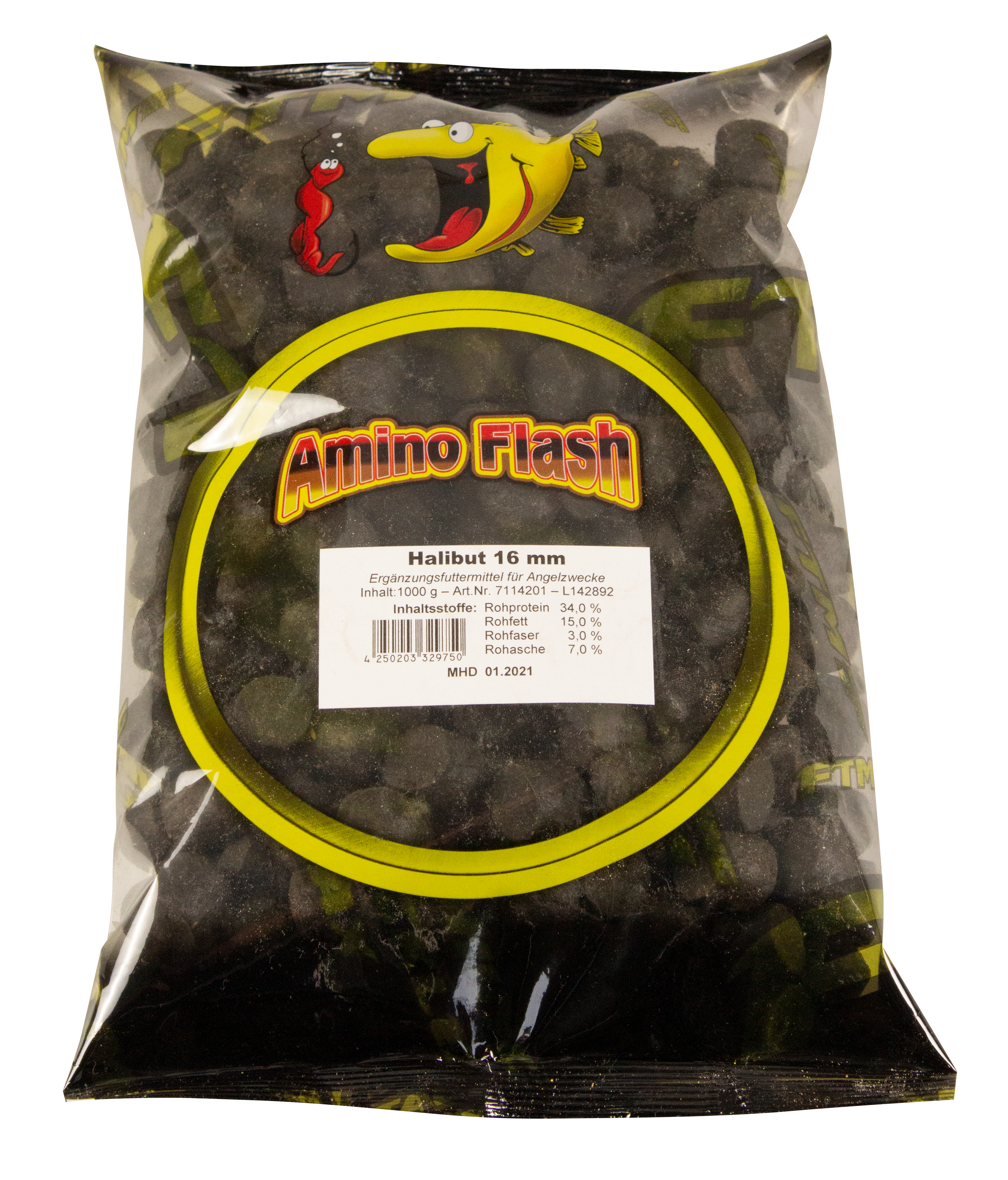 FTM Amino Flash Halibut Pellets 16mm