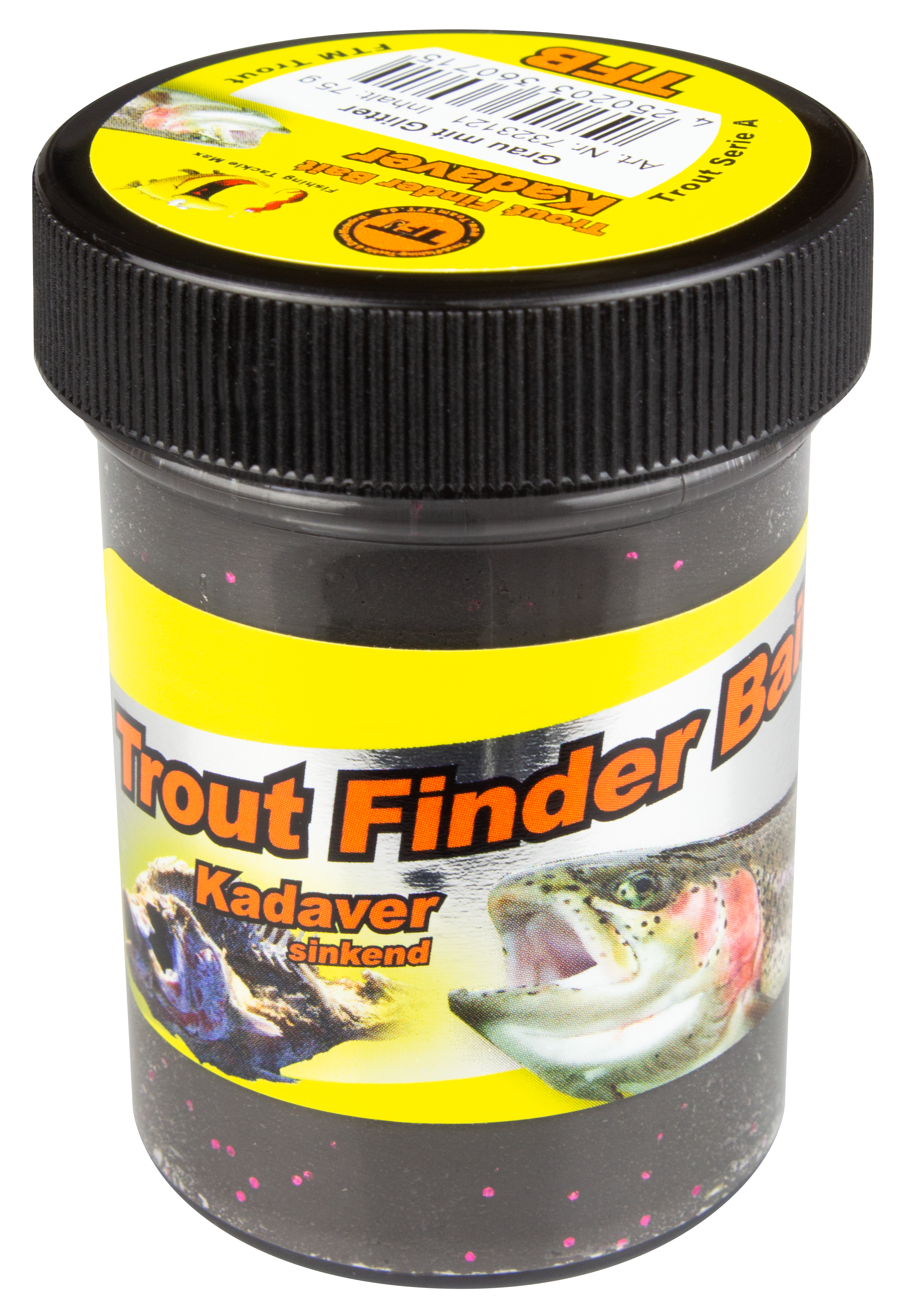 FTM Trout Finder Bait Forellenteig Forelli Pellet  Kadaver sinkend