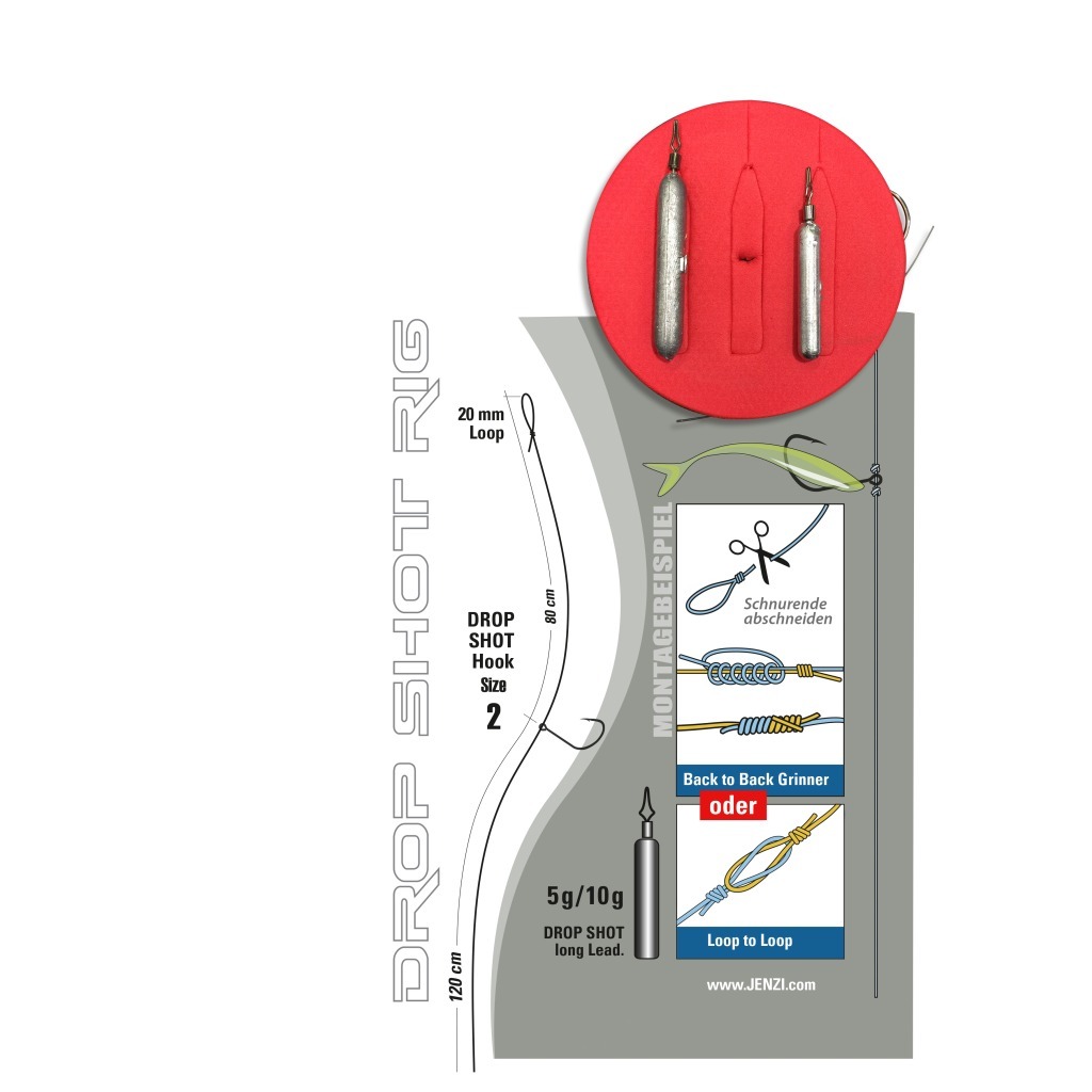 Drop Shot Vorfach-Kit ,Ready to Fish"