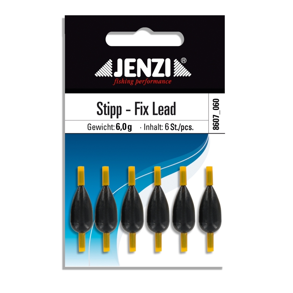 Stipp-Fix-Lead Tropfenblei mit Silikonschlauch Anzahl 6 St/SB 6,0 g